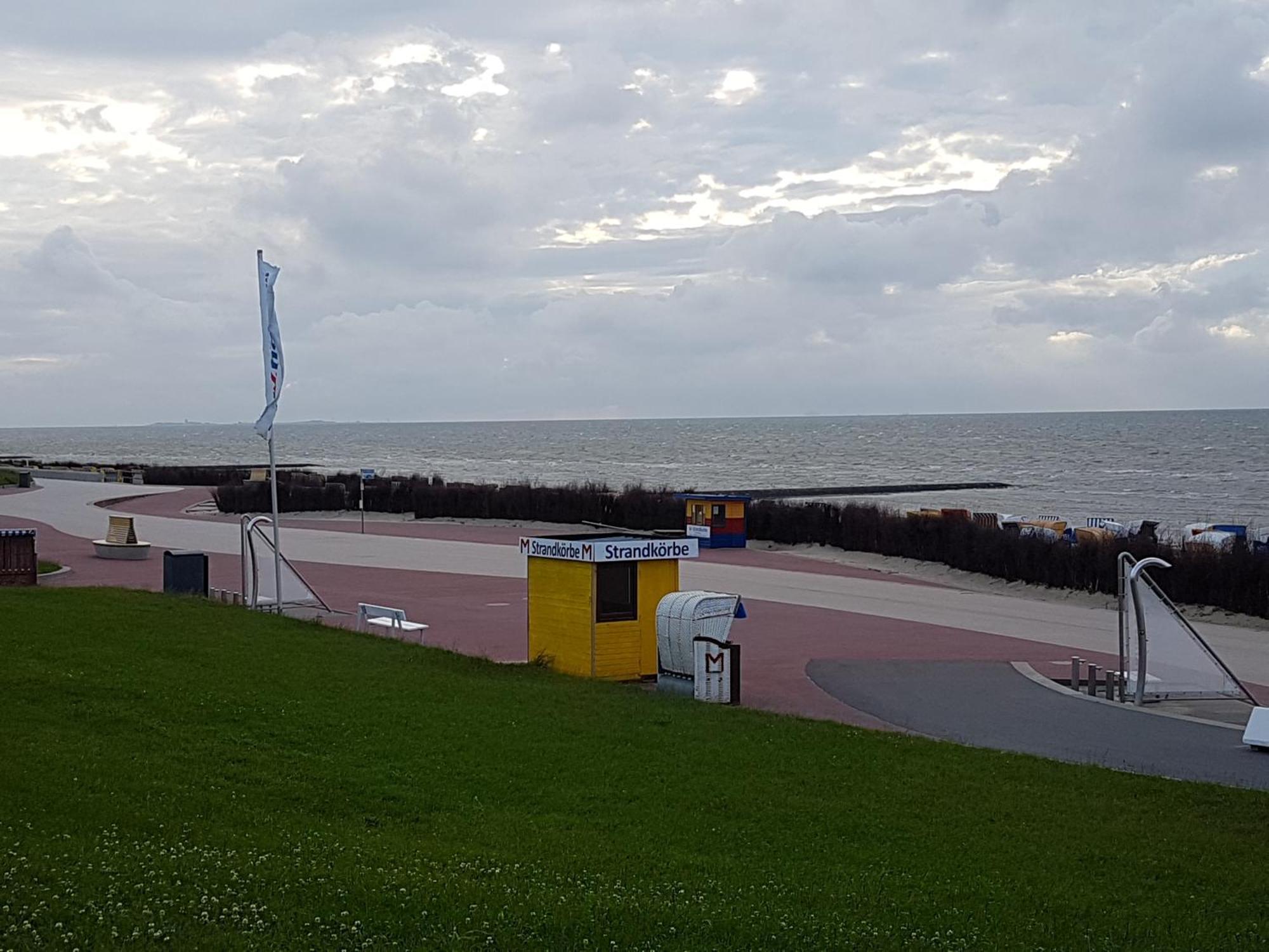 Gemütliches Apartment direkt am Strand Cuxhaven Exterior foto